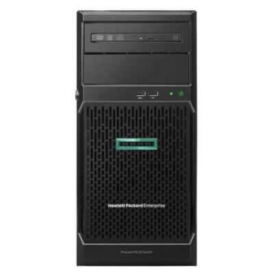 Сервер HPE ProLiant ML30 Gen10 1xE-2124 1x8Gb S100i 1G 2P 1x350W 3-1-1 PS Entry Server (P06781-425) 