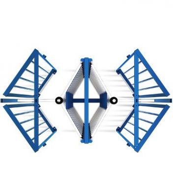 Полноростовой роторный турникет PERCo RTD-20.1S 